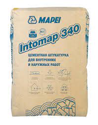 INTOMAP 340 Цементная штукатурка для внутренних и наружных работ.