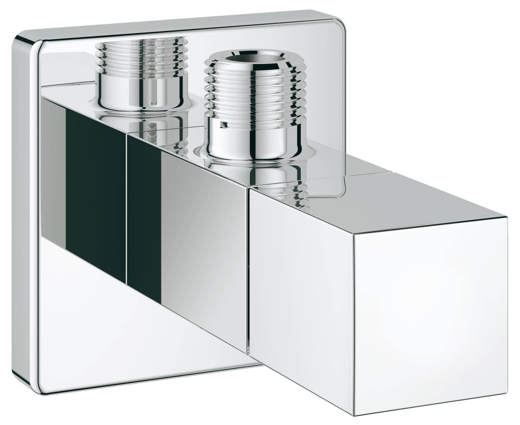 GROHE вентиль угловой grohe cube 1/2 для подключения смесителей, хром (22012000)