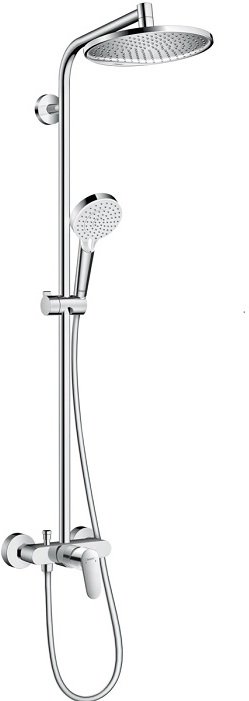 HANSGROHE 27269000 crometta s 240 shp душевая система со смесителем		