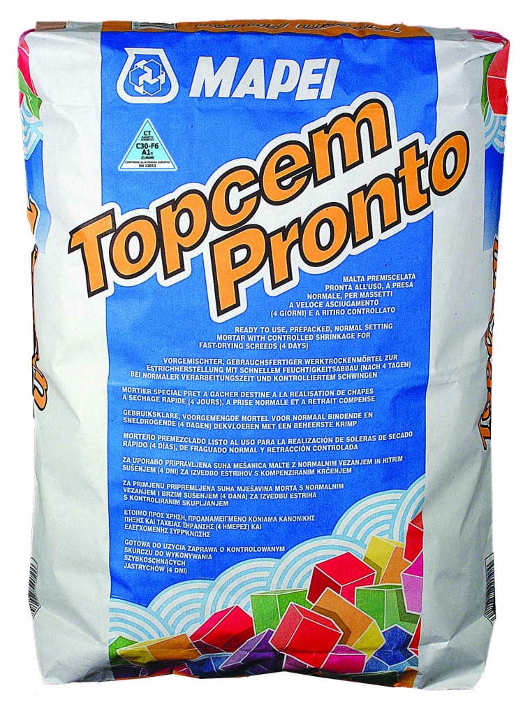 TOPCEM PRONTO Готовый состав для стяжки 25 кг