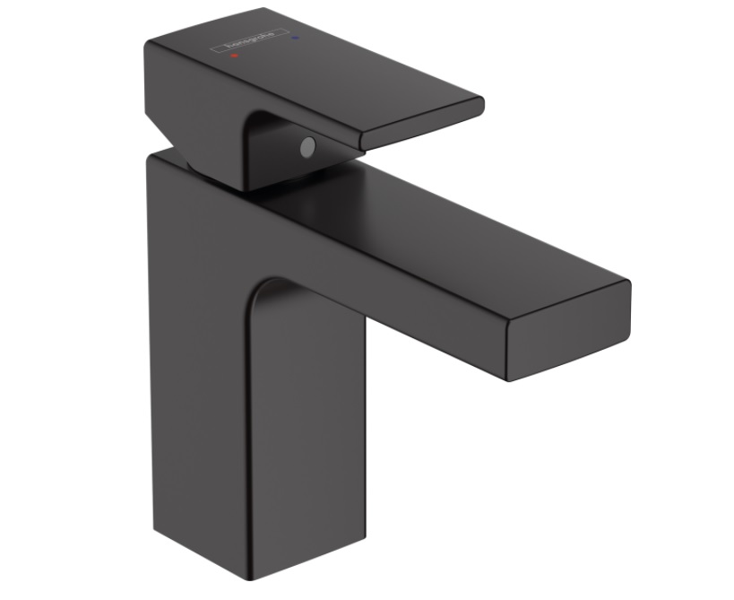 HANSGROHE 71561670 vernis shape смеситель для раковины 100, со сливным гарнитуром, матовый черный							