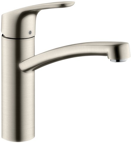 HANSGROHE 31806800 hg focus e2 смеситель для кухни, однорычажный, с накидной гайкой 3/8’, сталь