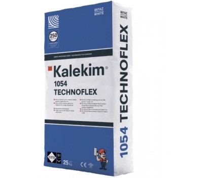 KALEKIM 1054 technoflex клей эластичный, усиленный, на цементной основе, белый 25 кг