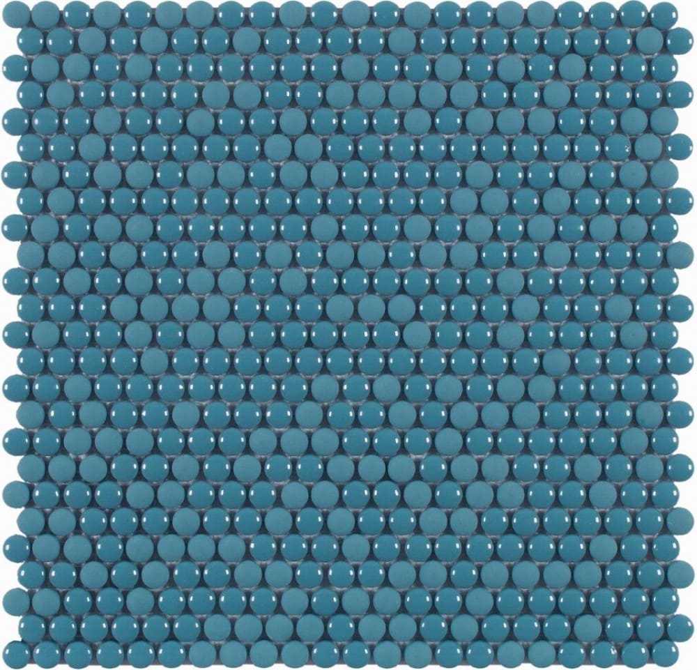 D308 Dots Blue 187538 мозаика 28.5*28.5