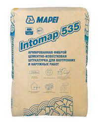 INTOMAP 535 Армированная фиброй цементно-известковая штукатурка