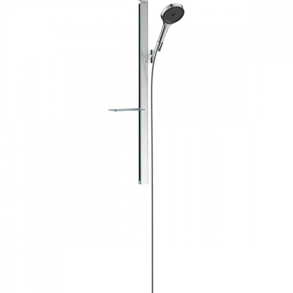 HANSGROHE 27671000 hg rainfiniti 130 3iet душевой гарнитур со штангой 90 см и мыльницей