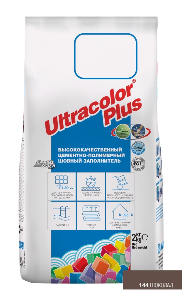 MAPEI mapei ultracolor plus №144 шоколадная 2 кг затирка для швов