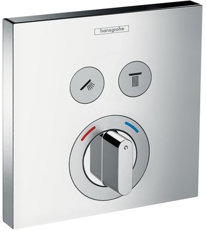 HANSGROHE 15768000 hg смеситель showerselect, для 2 потребителя