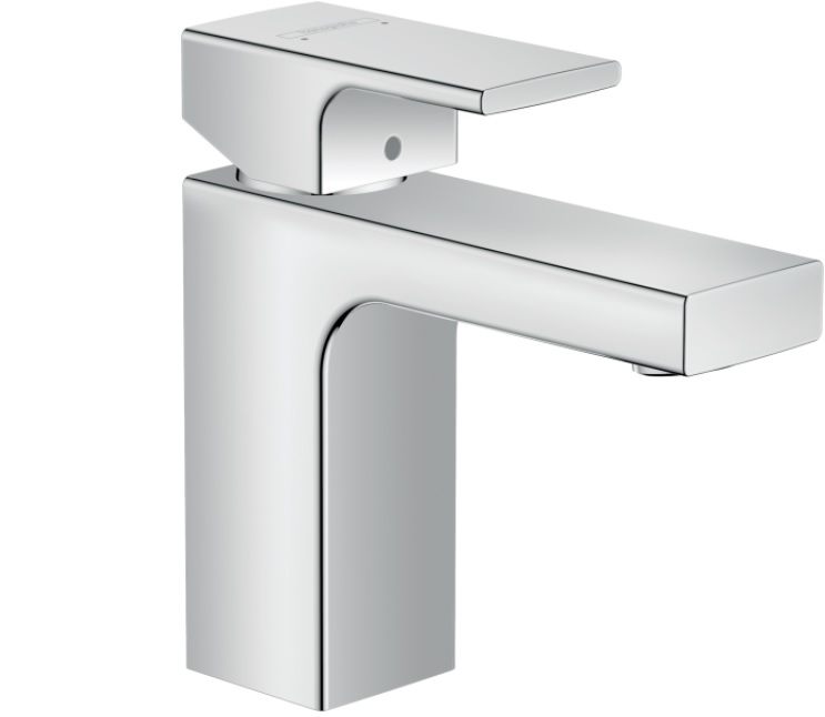 HANSGROHE 71561000 vernis shape смеситель для раковины 100, со сливным гарнитуром, хром												