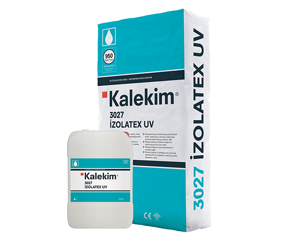 KALEKIM 3027 izolatex uv стойкая к уф-излучению гидроизоляция (компонент a+b), 25 кг+ 8 л