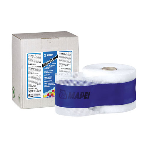 MAPEI mapeband easy h130 rolls 30 mt  лента прорезиненная гидроизоляционная