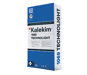 KALEKIM 1069 technolight экономичный клей с каучуковым наполнителем, серый 15 кг