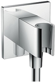 HANSGROHE 26486000 hg fixfit porter square шланговое подсоединение с держателем душа (снят с производства)