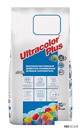 MAPEI mapei ultracolor plus №100 белая 2 кг затирка для швов