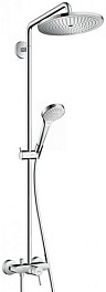 HANSGROHE 26791000 croma select 280 air 1jet showerpipe с однорычажным смесителем