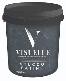 KALE visuelle stucco satine декоративная "венецианская штукатурка" для внутренних работ белый (800) 5 кг