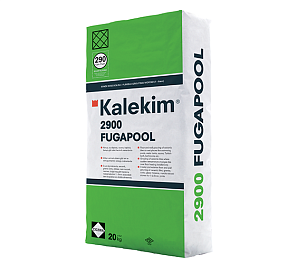 KALEKIM 2900 fugapool влагостойкая затирка (1-6 мм), 101 (001) белый 20 кг