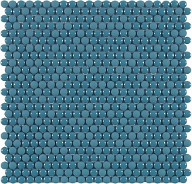 D308 Dots Blue 187538 мозаика 28.5*28.5