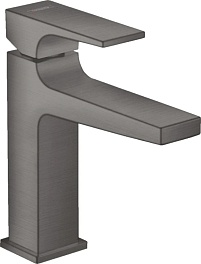 HANSGROHE 32507340  metropol смеситель для раковины 110, с донным клапаном, излив 135 мм, черный шлиф. хром