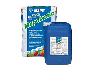 MAPEI mapelastic/a сухая часть двухкомпонентной эластичной гидроизоляции 24 кг
