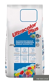 MAPEI mapei ultracolor plus №113 темно-серая 2 кг затирка для швов