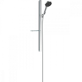 HANSGROHE 27671000 hg rainfiniti 130 3iet душевой гарнитур со штангой 90 см и мыльницей