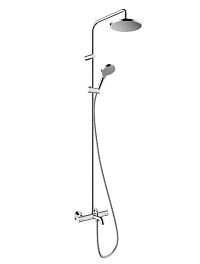 HANSGROHE 26274000 vernis blend showerpipe 200 1jet с термостатом для ванны, хром