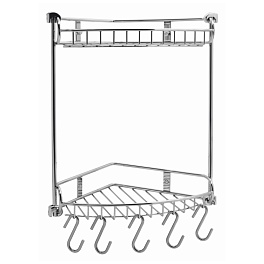 Дополнительные аксессуары к-1222 полка металлическая двойная, угловая