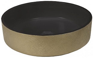 DUNE 38*38*11 lavabo glam black&gold 188534 раковина