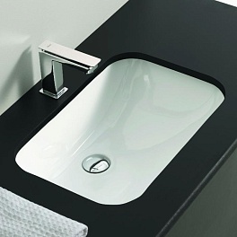 WASHBASINS artceram washbasins nettuno раковина 56х38 см, без отв., встраиваемая, цвет: белый