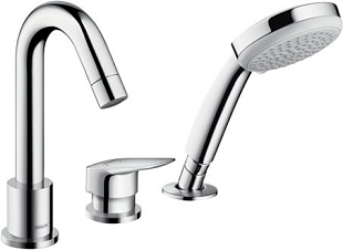 HANSGROHE 71313000 hg logis смеситель для ванны на 3 отверстия, внешняя часть